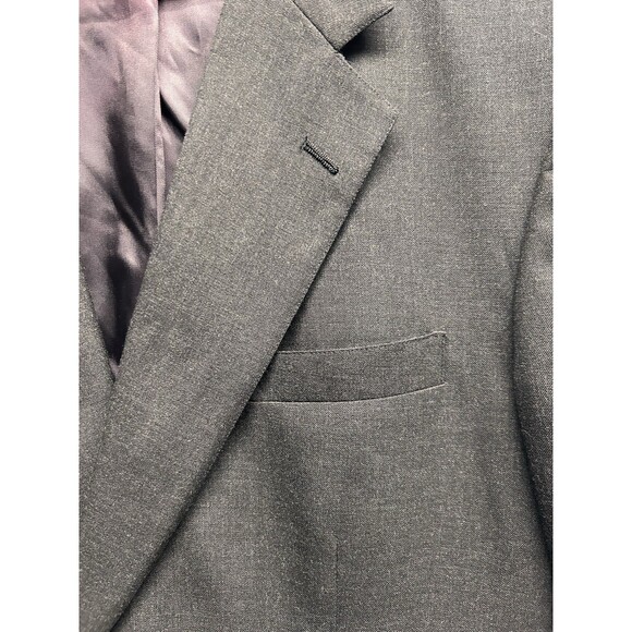 Brooks Brothers Sport Coat Men’s 45M 2 Button Sleeve Charcoal Grey Wool - Picture 5 of 13